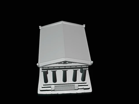 Classical Temple Model Design 7 - 3D Print Model 3D Print Model