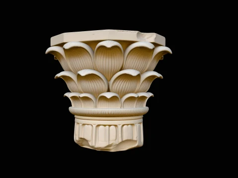 Corinthian Column Capital Model Design 4 - 3D Print Model 3D Print Model