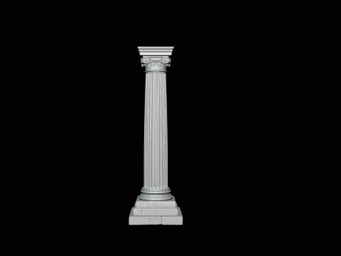 Classical Column Model Design 3 - 3D Print Model 3D Print Model