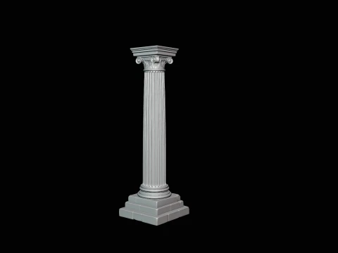 Classical Column Model Design 3 - 3D Print Model 3D Print Model