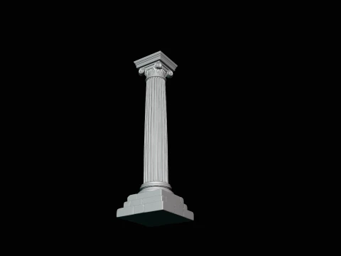 Classical Column Model Design 3 - 3D Print Model 3D Print Model