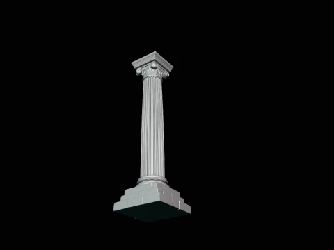 Classical Column Model Design 3 - 3D Print Model 3D Print Model