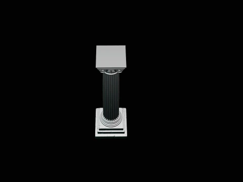 Classical Column Model Design 3 - 3D Print Model 3D Print Model