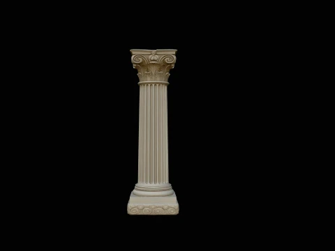 Classical Column Model Design 5 - 3D Print Model 3D Baskı Modeli