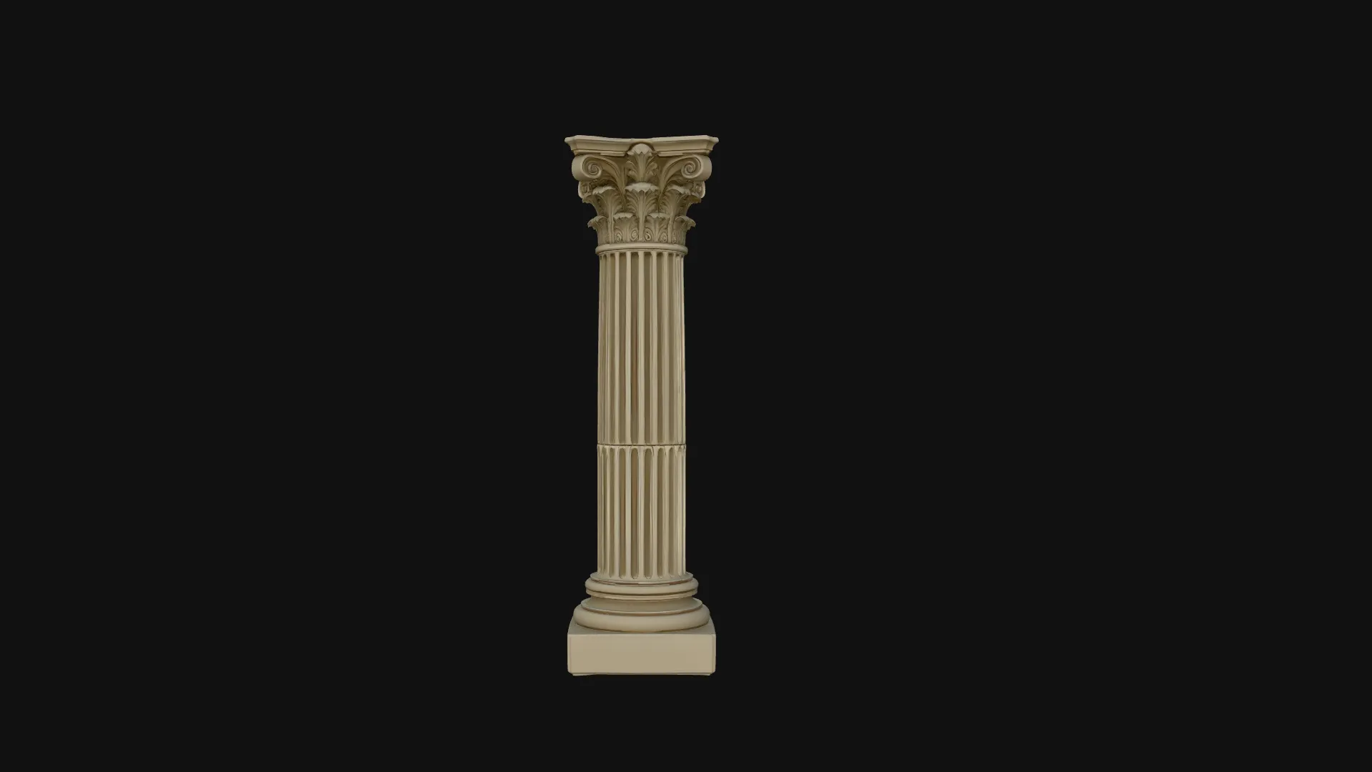 Classical Column Model Design 7 - 3D Print Model 3D Print Model .c4d .max .obj .3ds .fbx .stl .blend 