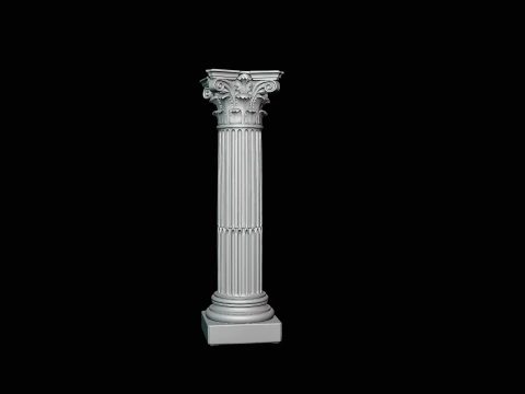 Classical Column Model Design 7 - 3D Print Model 3D Print Model