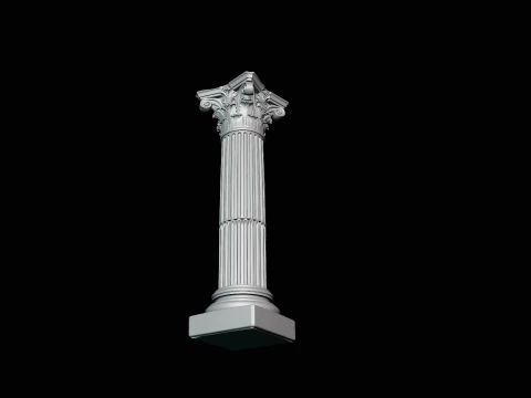 Classical Column Model Design 7 - 3D Print Model 3D Print Model
