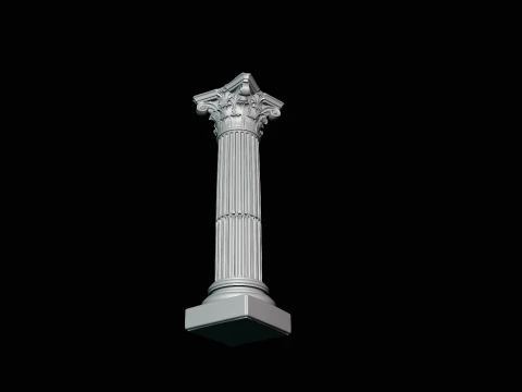 Classical Column Model Design 7 - 3D Print Model 3D Print Model