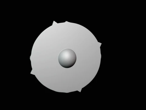 Sun Face Medallion Pendant Design 4 - 3D Print Model 3D Print Model