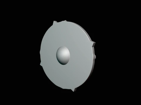 Sun Face Medallion Pendant Design 4 - 3D Print Model 3D Print Model