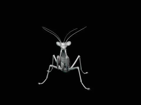 Praying Mantis Statue Design 2 - 3D Print Model 3D Print Model