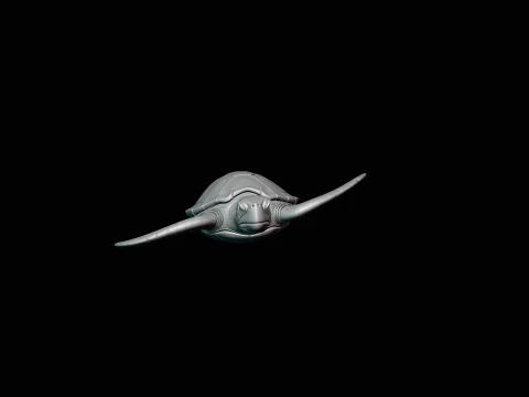 Sea Turtle Statue Design 1 - 3D Print Model 3D Print Model