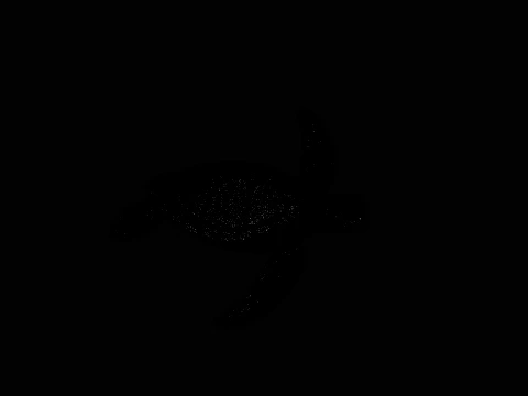 Sea Turtle Statue Design 3 - 3D Print Model 3D Print Model