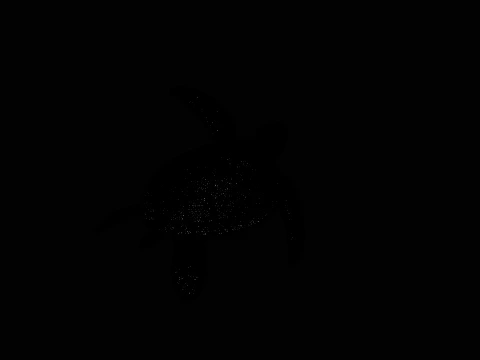 Sea Turtle Statue Design 3 - 3D Print Model 3D Print Model