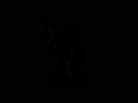 Kneeling Praying Angel Statue Design 1 - 3D Print Model 3D Print Model