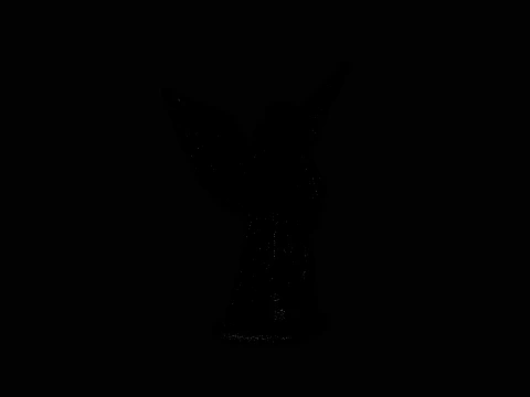 Kneeling Praying Angel Statue Design 1 - 3D Print Model 3D Print Model