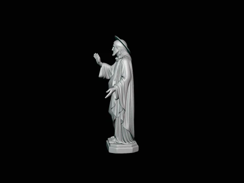 Blessing Christ Statue Design 1 - 3D Print Model 3D Print Model