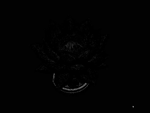 Lotus Flower Statue Design 2 - 3D Print Model 3D Print Model