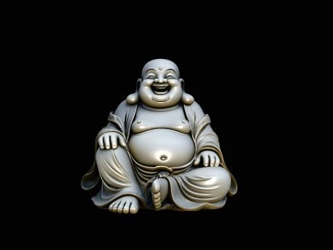Statua del Buddha che ride Design 1 - Modello di stampa 3D Modello di stampa 3D