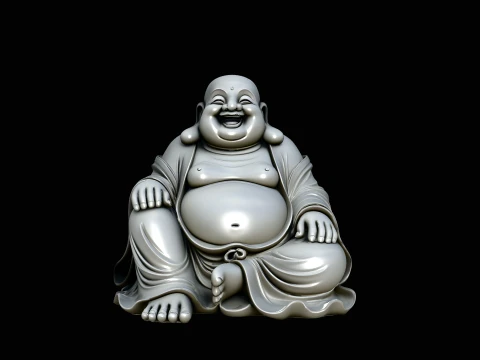 Statua del Buddha che ride Design 2 - Modello di stampa 3D Modello di stampa 3D