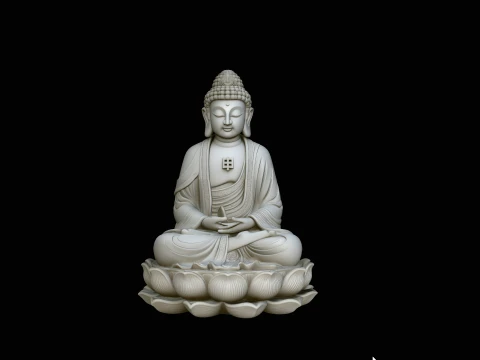 Buddha seduto sulla statua del loto Design 3 - Modello di stampa 3D Modello di stampa 3D