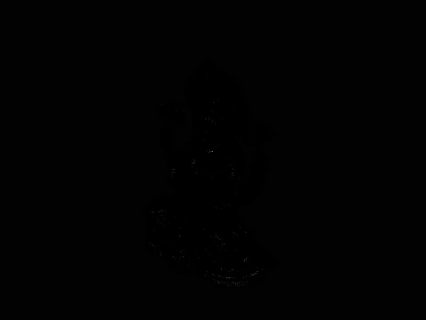 Lakshmi Goddess Statue Design 2 - 3D Print Model 3D Print Model