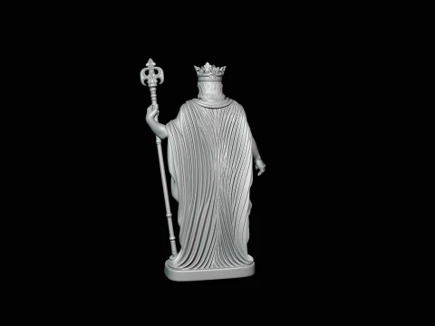 Poseidon Sea King Statue Design 4 - 3D Print Model 3D Print Model