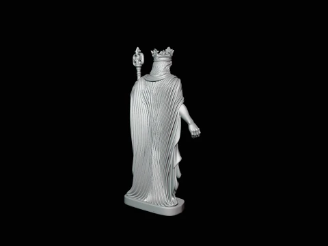 Poseidon Sea King Statue Design 4 - 3D Print Model 3D Print Model