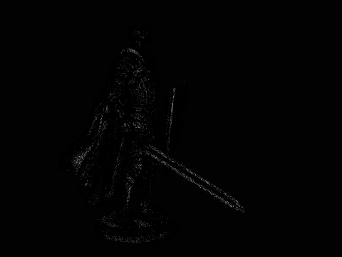 Crowned Knight King Statue Design 1 - 3D Print Model 3D Print Model