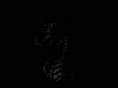 Dragon Skull Bust Statue Design 2 - 3D Print Model 3D Print Model