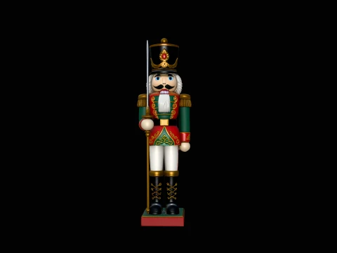Nutcracker Soldier Statue Design 3 - 3D Print Model 3D Принт Модель