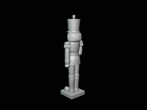 Nutcracker Soldier Statue Design 3 - 3D Print Model 3D Print Model