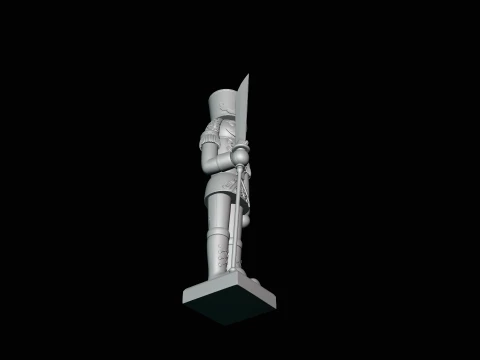 Nutcracker Soldier Statue Design 3 - 3D Print Model 3D Print Model