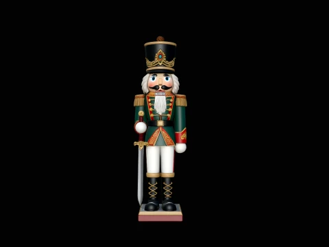 Nutcracker Soldier Statue Design 4 - 3D Print Model 3Dプリントモデル