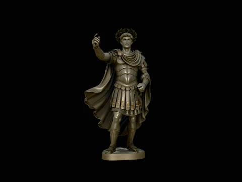 Roman Emperor Statue Design 8 - 3D Print Model 3D Print Model
