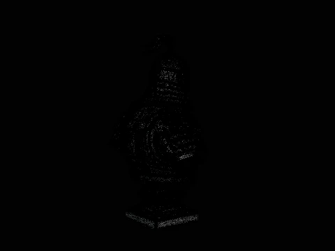 Mongol Warrior Bust Statue Design 4 - 3D Print Model 3D Print Model