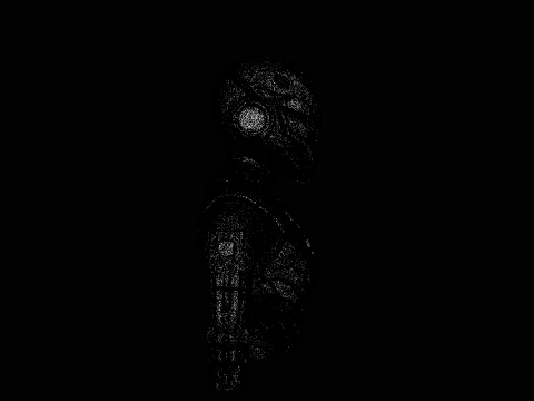 Cyborg Android Bust Statue Design 3 - 3D Print Model 3D Print Model
