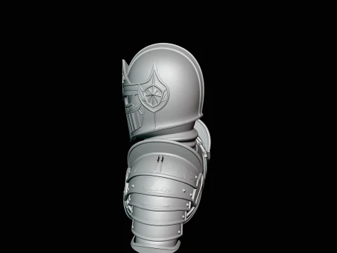 Medieval Knight Armor Bust Statue Design 6 - 3D Print Model 3D Print Model