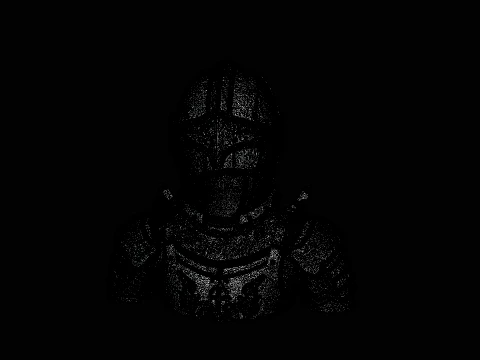 Visored Knight Bust Statue Design 2 - 3D Print Model 3D Print Model