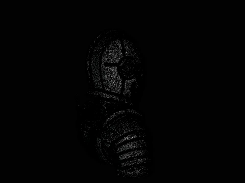 Visored Knight Bust Statue Design 2 - 3D Print Model 3D Print Model