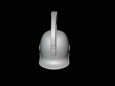 Spartan Bronze Helmet Design 3 - 3D Print Model 3D Print Model
