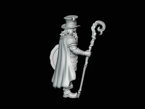 Leprechaun Warrior with Shield Statue Design 1 - 3D Print Model 3D Print Model
