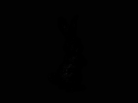 Standing Easter Bunny Statue Design 4 - 3D Print Model 3D Print Model