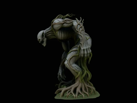 Swamp Tree Creature Statue Design 3 - 3D Print Model 3D Print Model