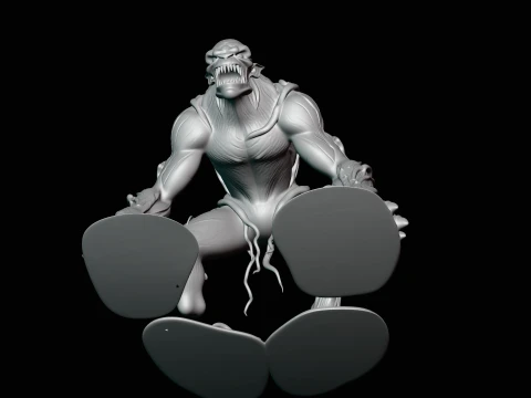 Swamp Tree Creature Statue Design 4 - 3D Print Model 3D Print Model