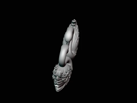 Swan Couple Heart Statue Design 1 - 3D Print Model 3D Print Model