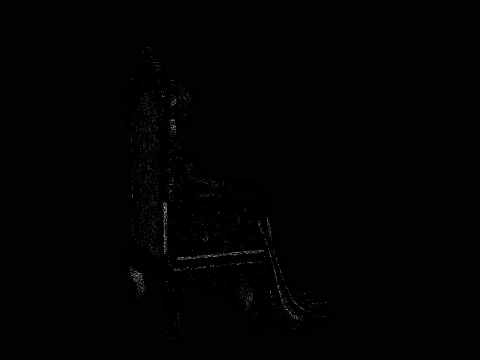 Lady on Carved Throne Statue Design 2 - 3D Print Model 3D Print Model