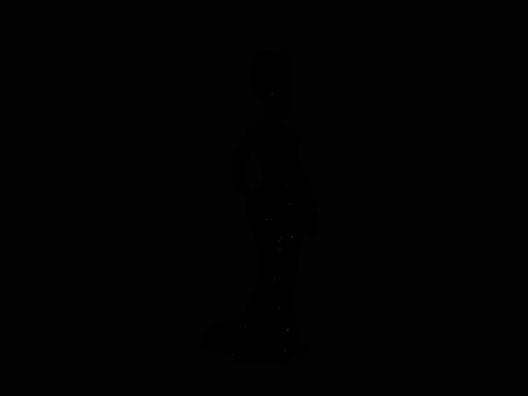 Elegant Evening Gown Lady Statue Design 2 - 3D Print Model 3D Print Model