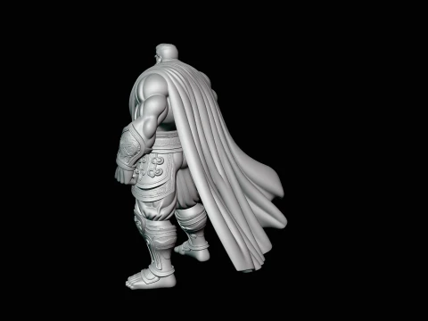 Bearded Warrior God Statue Design 3 - 3D Print Model 3D Print Model
