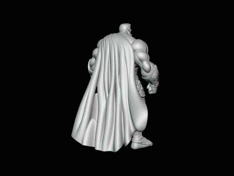 Bearded Warrior God Statue Design 3 - 3D Print Model 3D Print Model